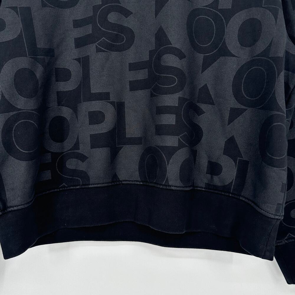 The Kooples Logo Sweatshirt Crew Neck Relaxed Fit, Black - Picture 7 of 13